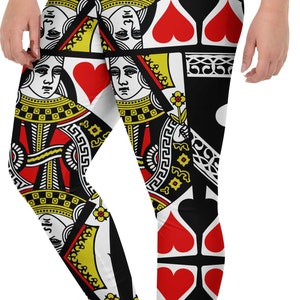 Leggings taglie forti della Regina di Cuori