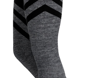 Heathered Black Workout Leggings Women Capri - High Waisted Activewear Yoga Pants