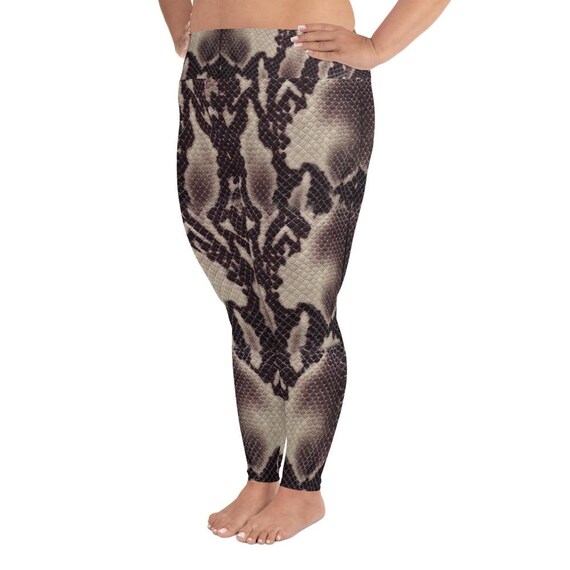 Anaconda Snake Skin Plus Size Leggings Ireland
