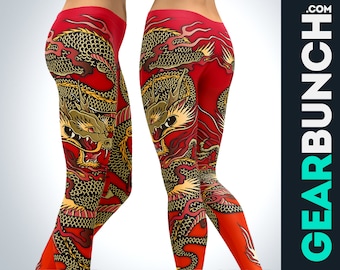 Leggings Anni 80 Fluorescenti - Donna, Vita Alta, Stampati, Per Festa E Yoga