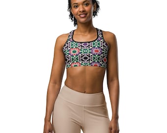 Sujetador deportivo Zellige Forest Berry