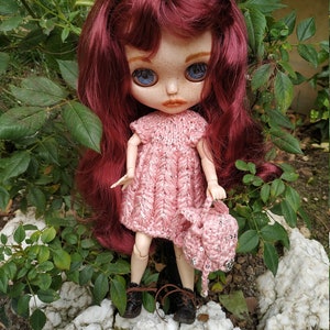 dress and backpack set for blythe dolls