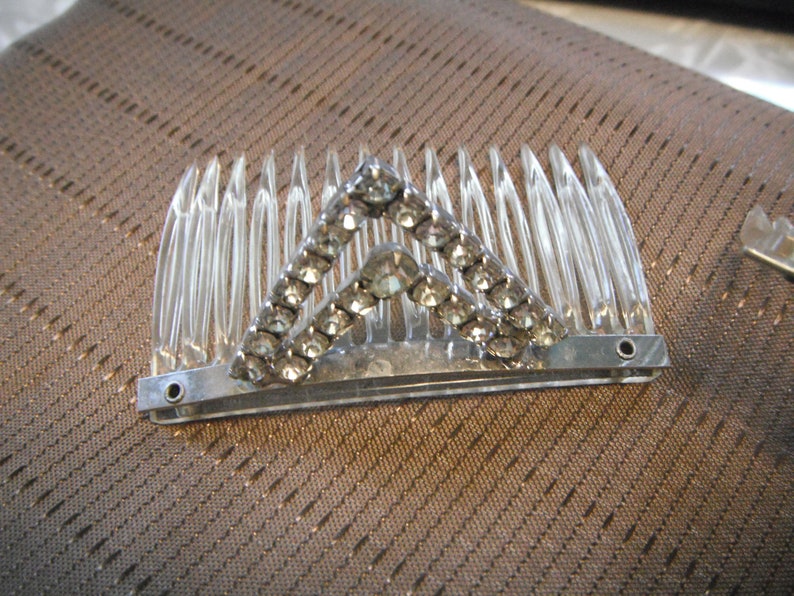 rhinestone hair combs