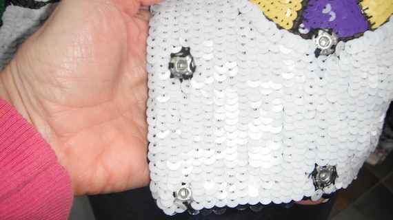 Sequin Jacket with Nautical theme Size Large Bomb… - image 10