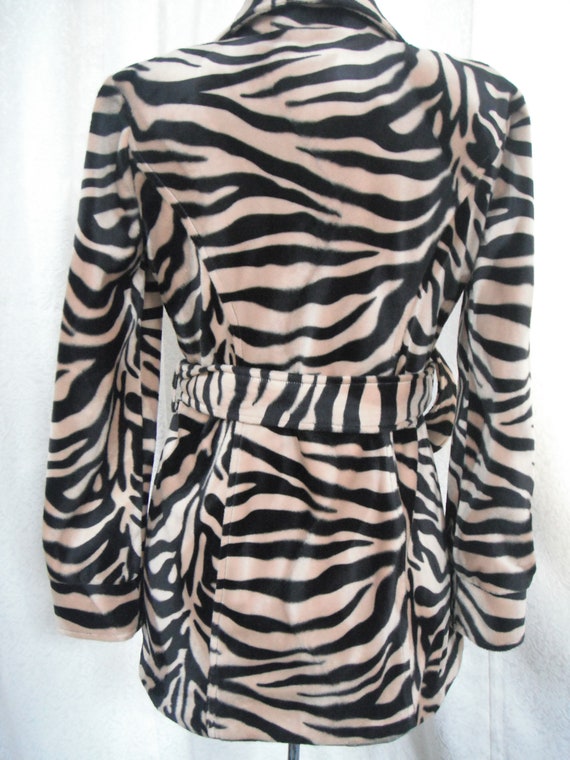 TIGER STRIPE/Animal print jacket-Ladies Large/Tai… - image 4