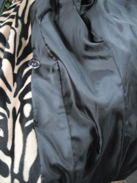 TIGER STRIPE/Animal print jacket-Ladies Large/Tai… - image 6