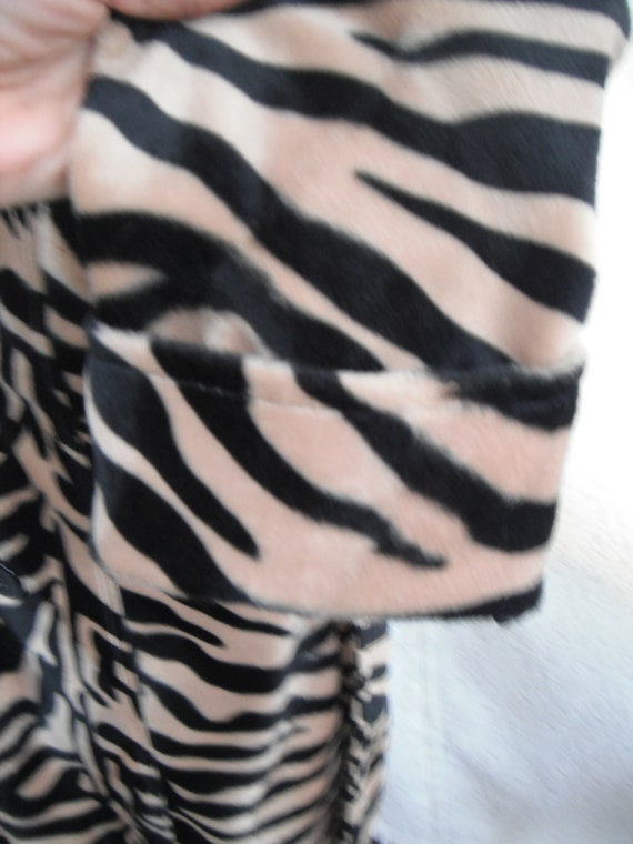 TIGER STRIPE/Animal print jacket-Ladies Large/Tai… - image 7