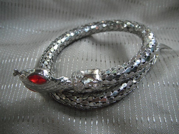 Silver Snake bracelet - image 1