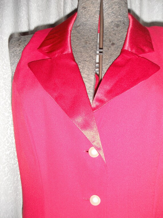 Sexy red Cocktail dress-vintage-never worn/fully … - image 6