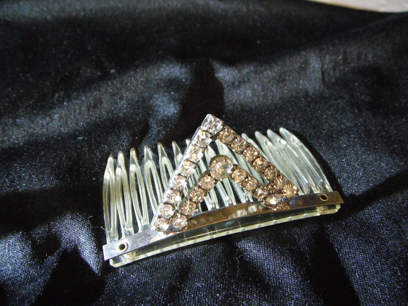 rhinestone hair combs
