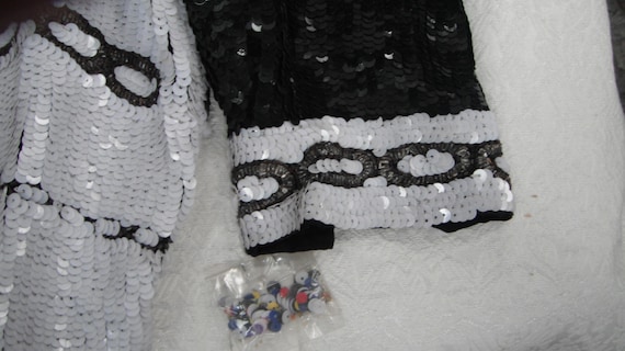 Sequin Jacket with Nautical theme Size Large Bomb… - image 12