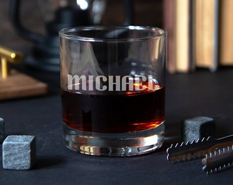 Groomsmen Whiskey Glass, Custom Engraved Whiskey Glass, Personalized Whiskey Glasses For Groomsmen Proposal, Gift For Groom Whiskey Glass