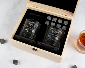 Personalized Birthday Whiskey Glass, Engraved Whiskey Glasses, 21st Birthday Gift for Him