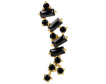 14k Gold Lynx Piercing: 25g Threadless, 14g/16g Threaded Pins