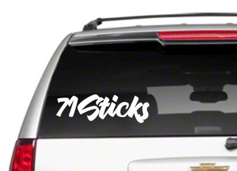 71Sticks Vinyl Decal for Car or Window