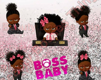 Download Black Boss Baby Svg Etsy