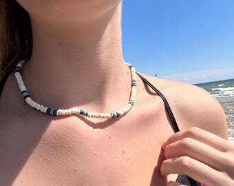 Outerbanks Style Surfer Necklace, Unisex Surfer Necklace,men's