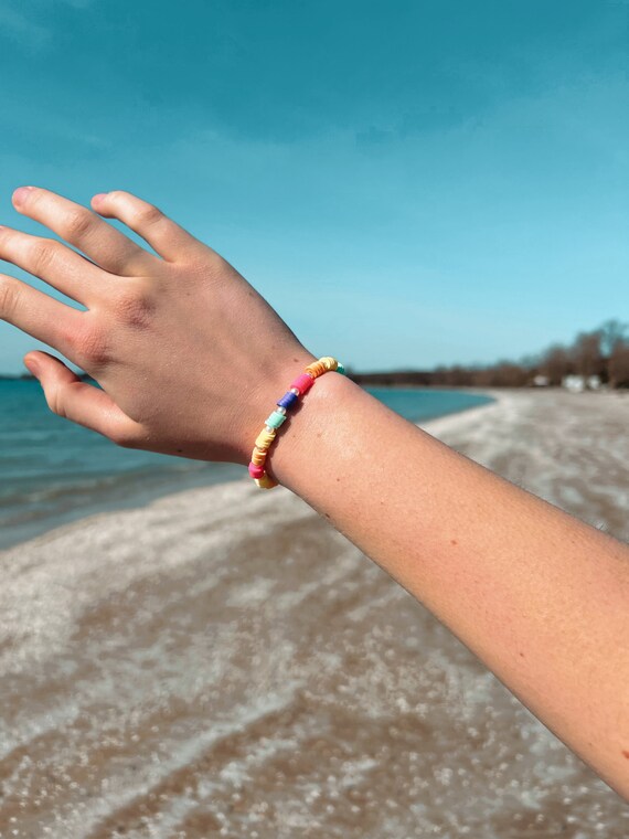 Coastal Girl • Beaded Bracelet • Coconut Girl Bracelet • Beach