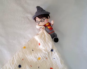 Crocheted Harry Potter baby blanket