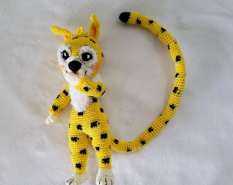 Crocheted MARSUPILAMI, ideal gift for newborns, babies, children and even adults...