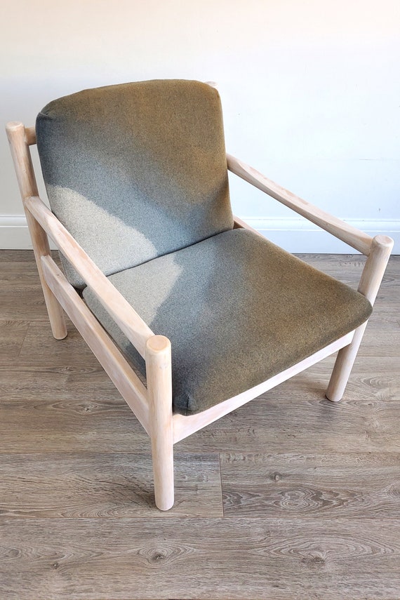 1 X Ercol Lounge Chair Midcentury Hand Dyed 100& Wool Etsy UK