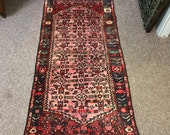 Antique Oriental Carpet Hamadan Lilihan Colors Design 2 39 10 quot by 5 39 9 quot