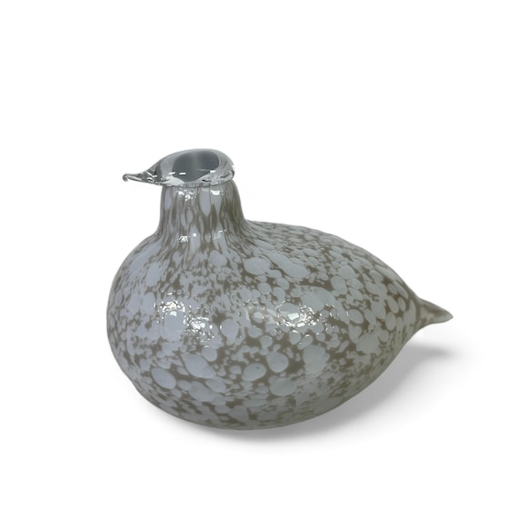 Oiva Toikka Iittala Art Glass Large Willow Grouse - Etsy