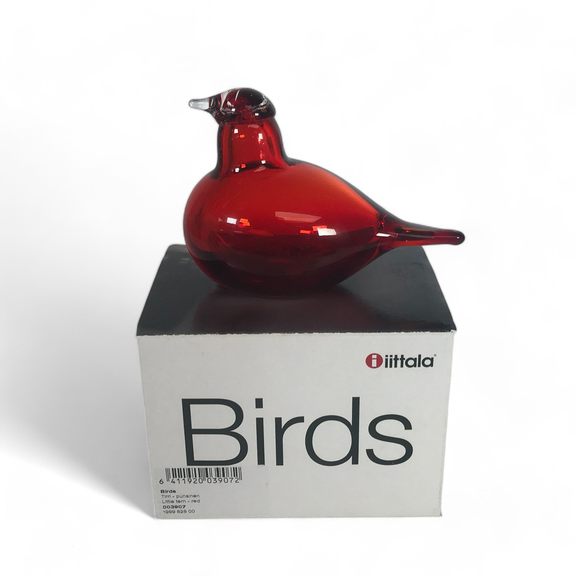 Oiva Toikka Iittala Art Glass Little Tern Red - Etsy Canada