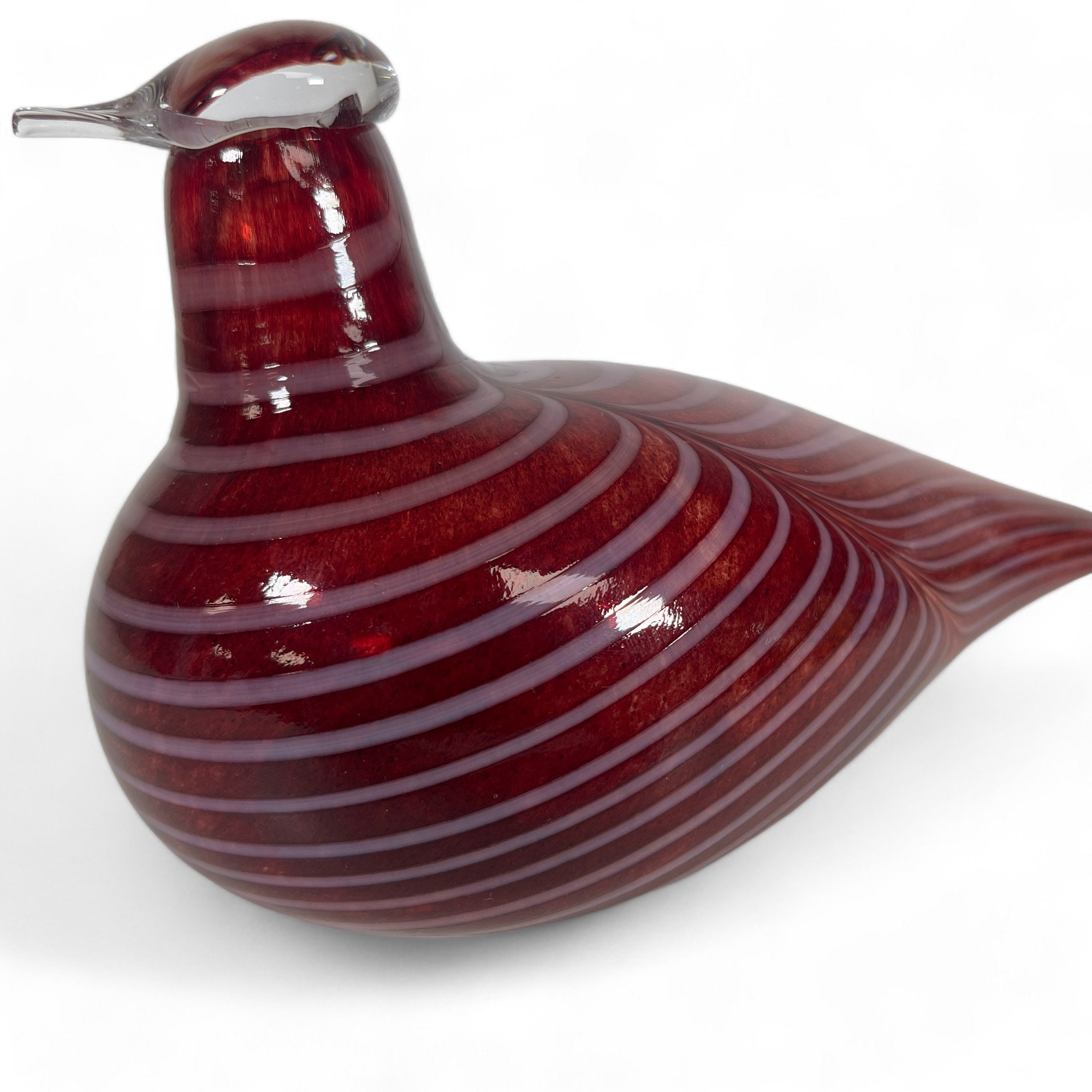 Oiva Toikka Iittala Art Glass Millennium Special Red Bird - Etsy