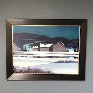 Huile sur panneau, série Moonlight de Mark Tougais