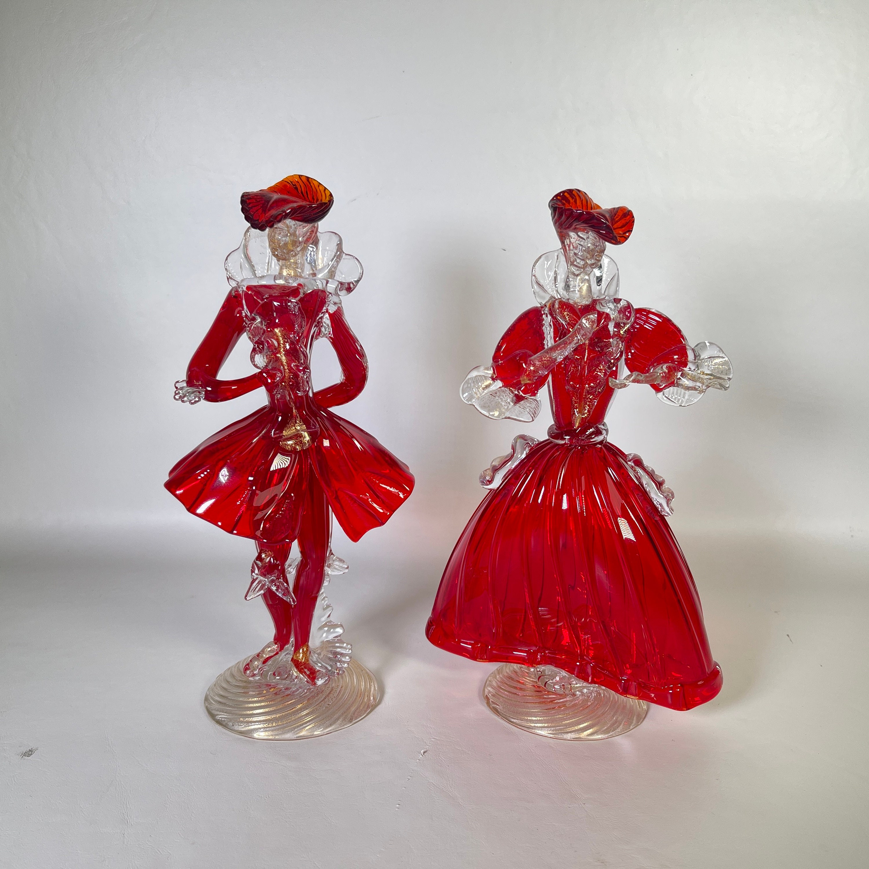 Murano Glass Sculpture of Venetian Couple - Etsy