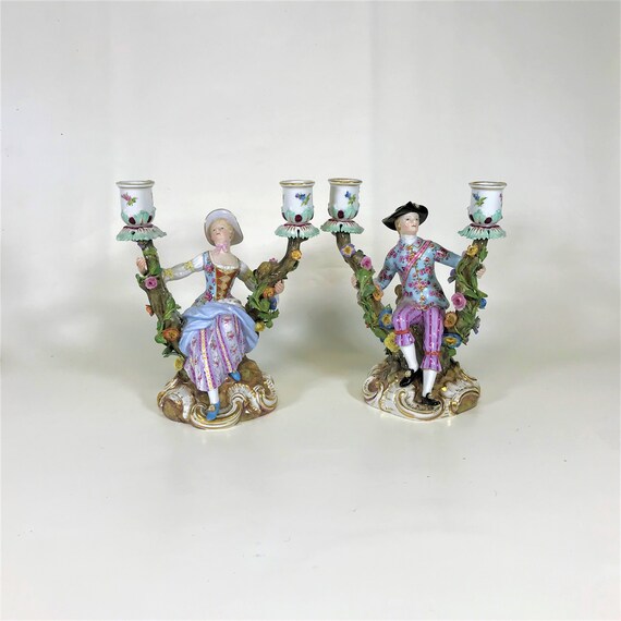 【美品】meissen マイセン　キャンドルホルダー　キャンドル　スタンド 2025年最新】マイセン キャンドルスタンドの人気アイテム - メルカリ