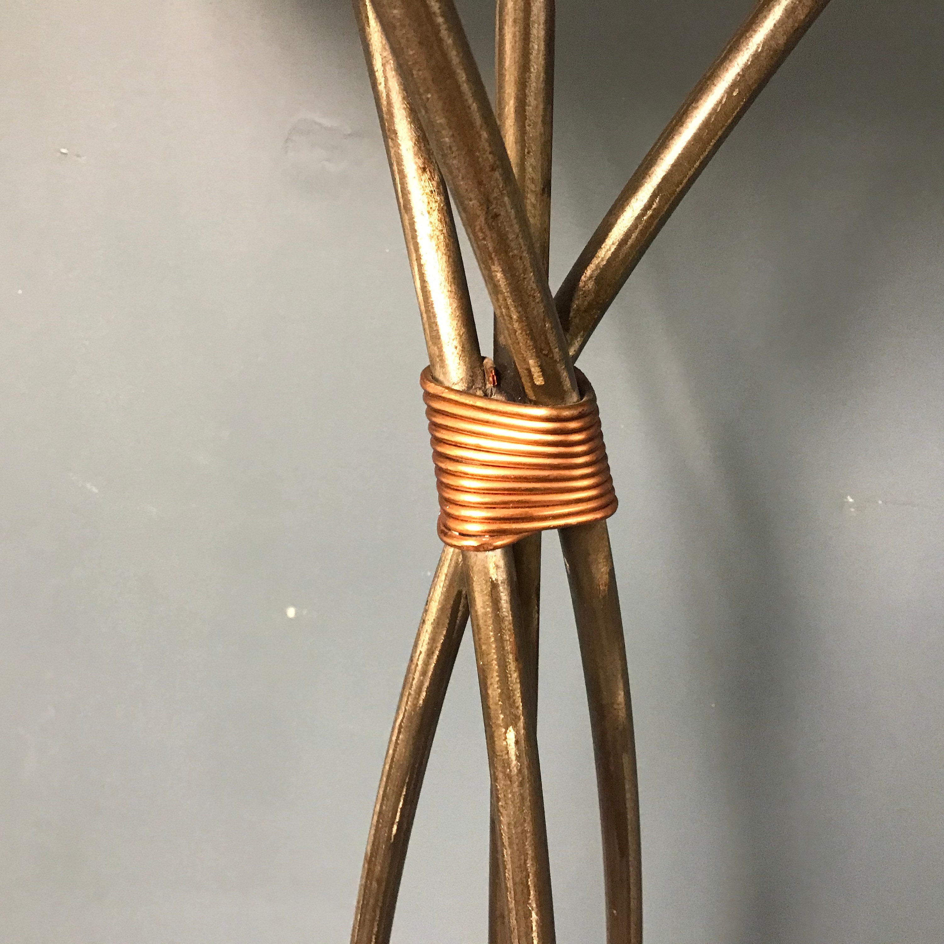 Wrought iron torchiere floor lamp deals