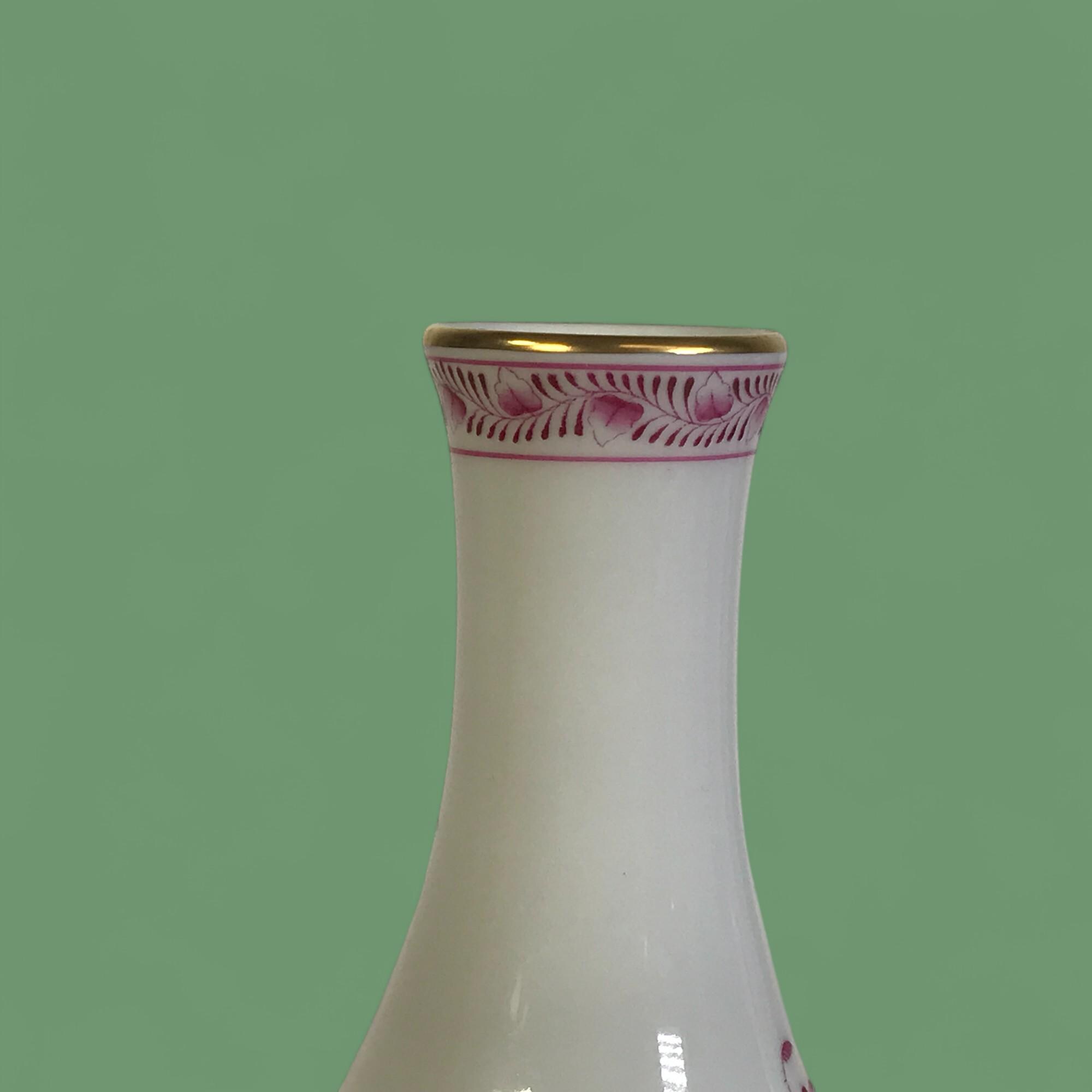 ヘレンド 花瓶 インディアンバスケット柄 23cm 花器 フラワーベース