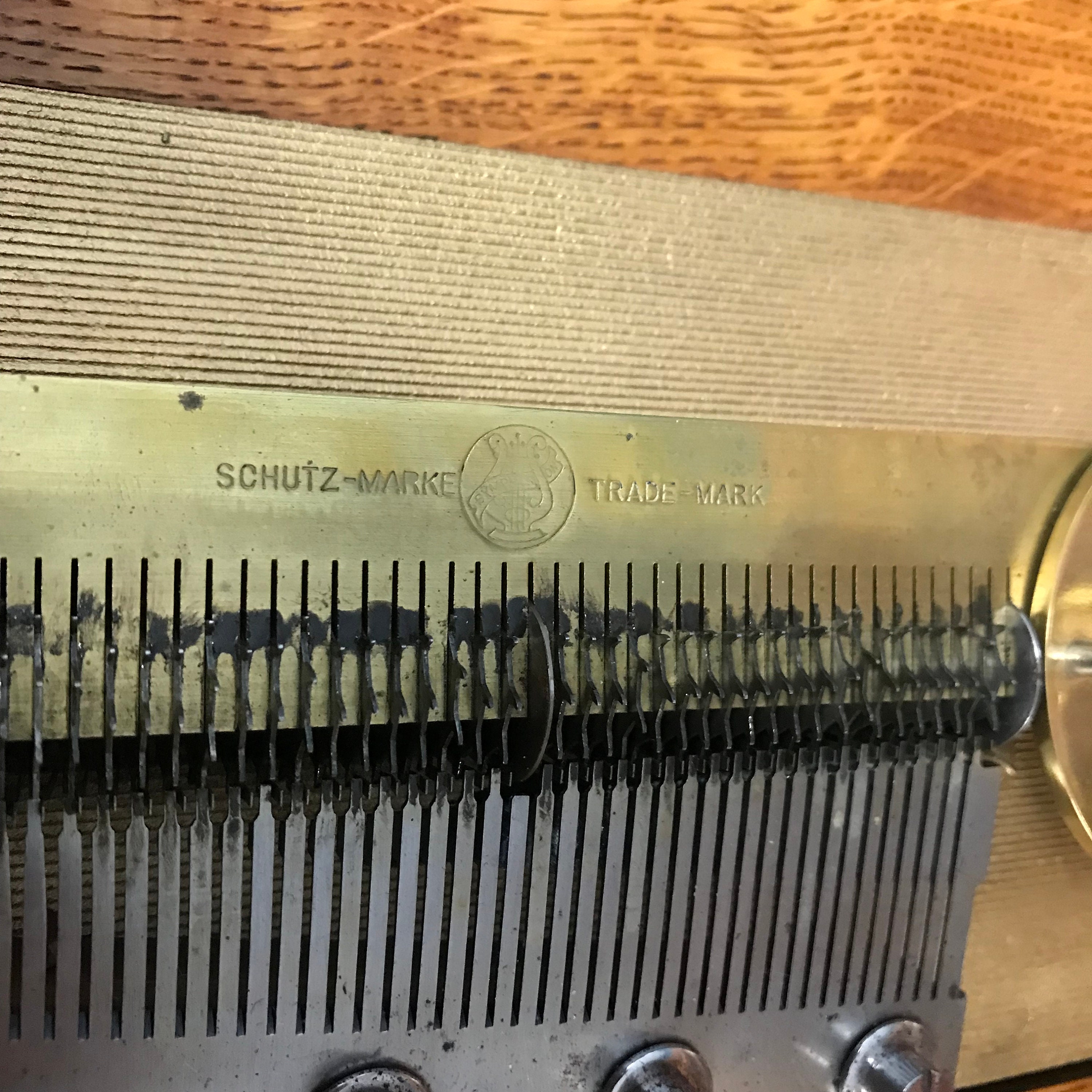 希少な 1900 年頃のシンフォニオン デュアル ディスク オルゴール