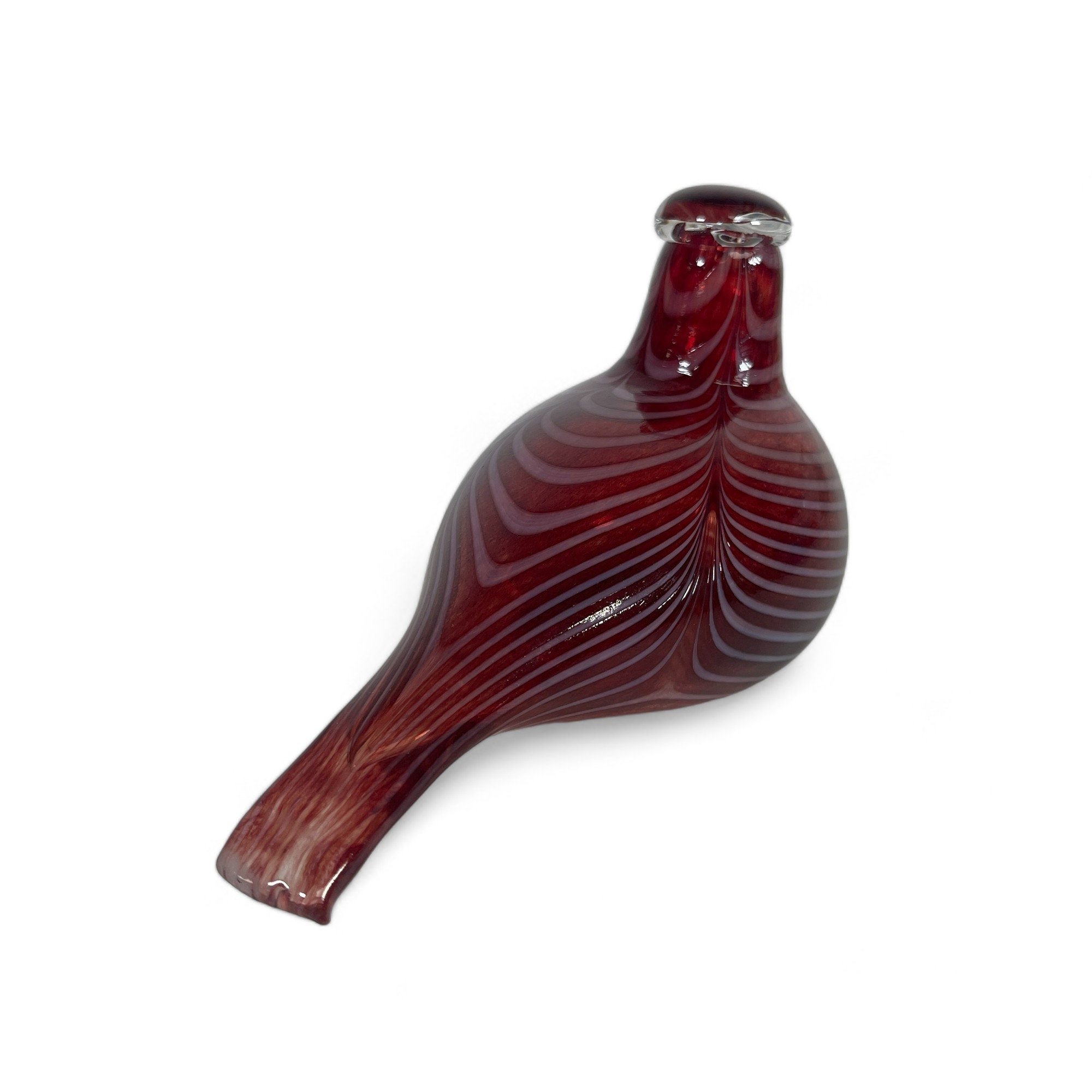 Oiva Toikka Iittala Art Glass Millennium Special Red Bird - Etsy