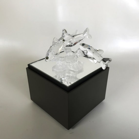 Swarovski Silver Crystal Three South Sea Fish - Etsy