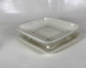 イギリス 18世紀 クリームウェア パニエ皿 18世紀 イギリス