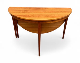 Thomas Moser Mid Century Cherry Round Drop Leaf Dining Table