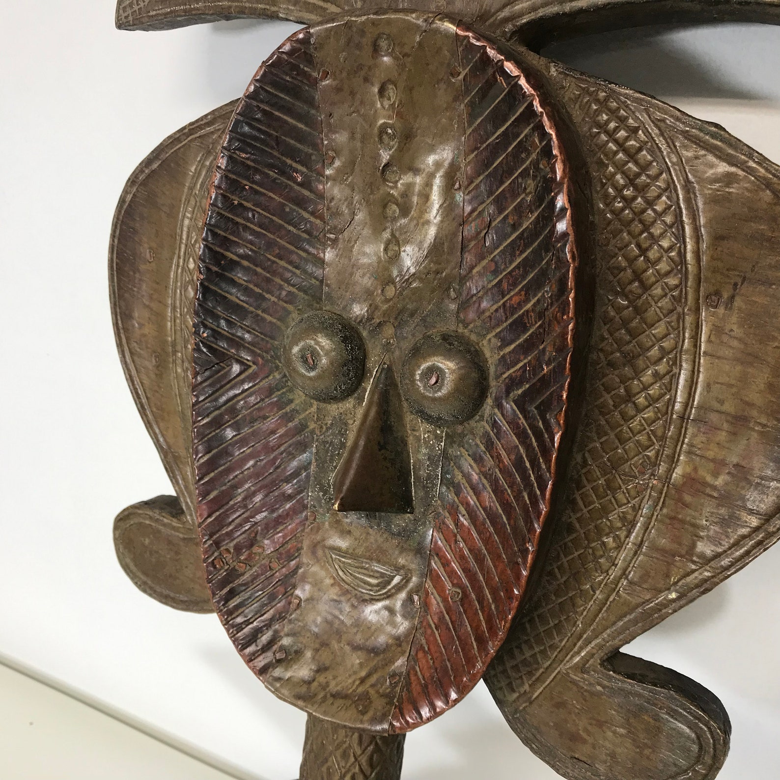 Authentic African Kota Gabon Mask Etsy