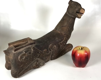 19th Century Indo-Persian Carving of a Horse