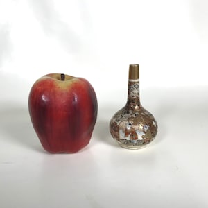 19th C. Japanese Satsuma Pottery Miniature Vase
