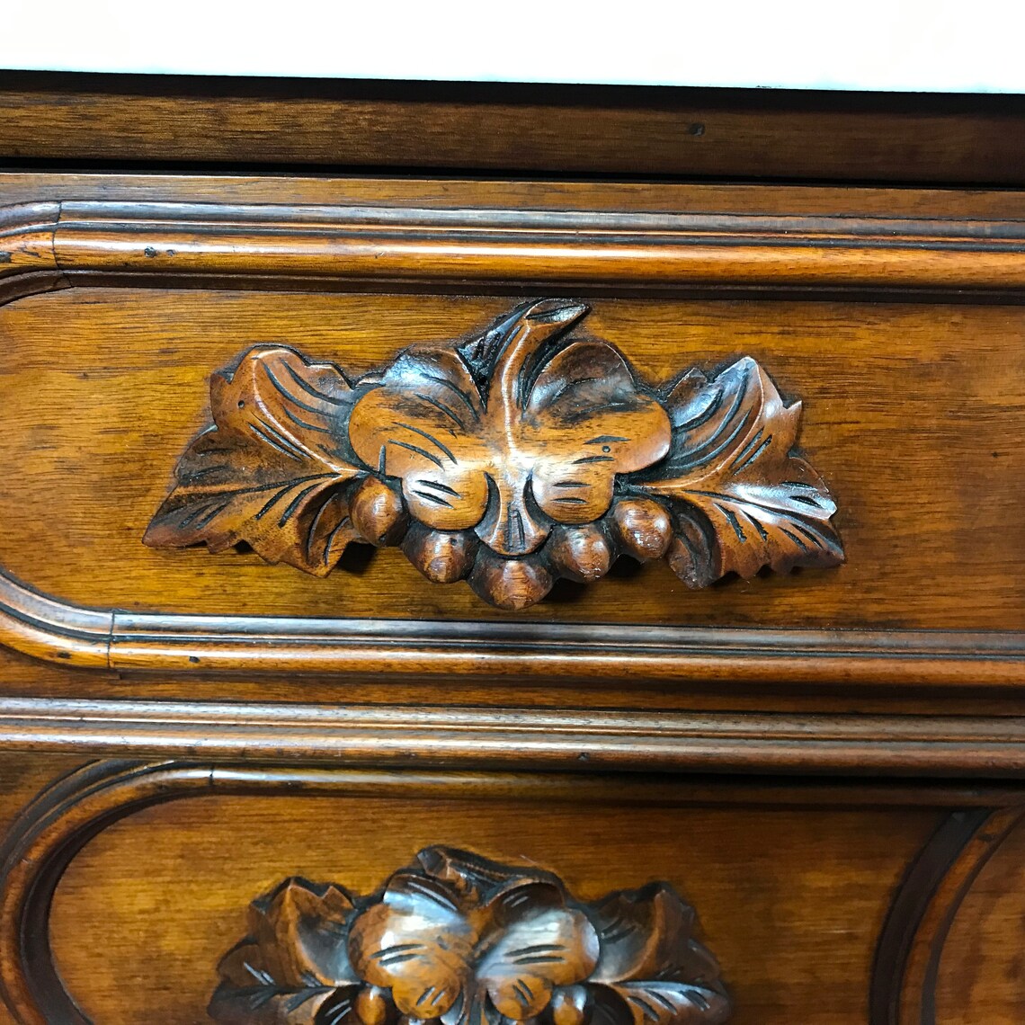 Victorian Marble Top 3 Drawer Dresser Etsy