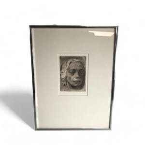 Käthe Kollwitz (German, 1867-1945) Etching &quot;Self Portrait&quot;