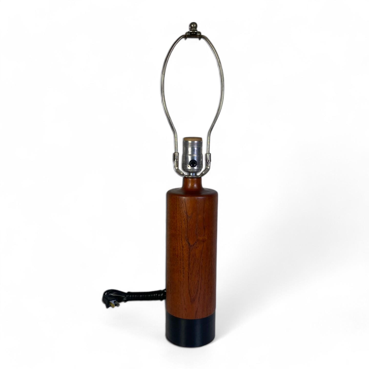 Ca. 1960s Mid Century Style ESA Denmark Teak Table Lamp