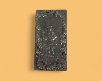 19th C. Repusse Silver Pill Box