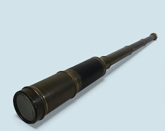 Antique Nautical Brass Telescope