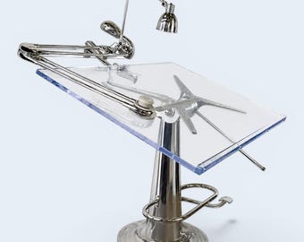 Nike Eskilstuna Hydraulic Drafting Table With Jenny Precision Arm