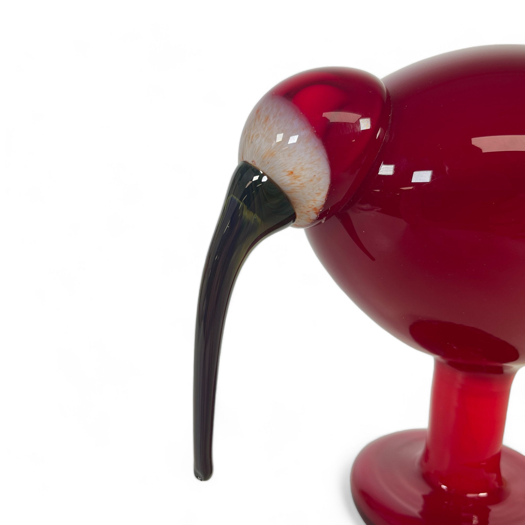 Oiva Toikka Iittala Art Glass Red Ibis - Etsy