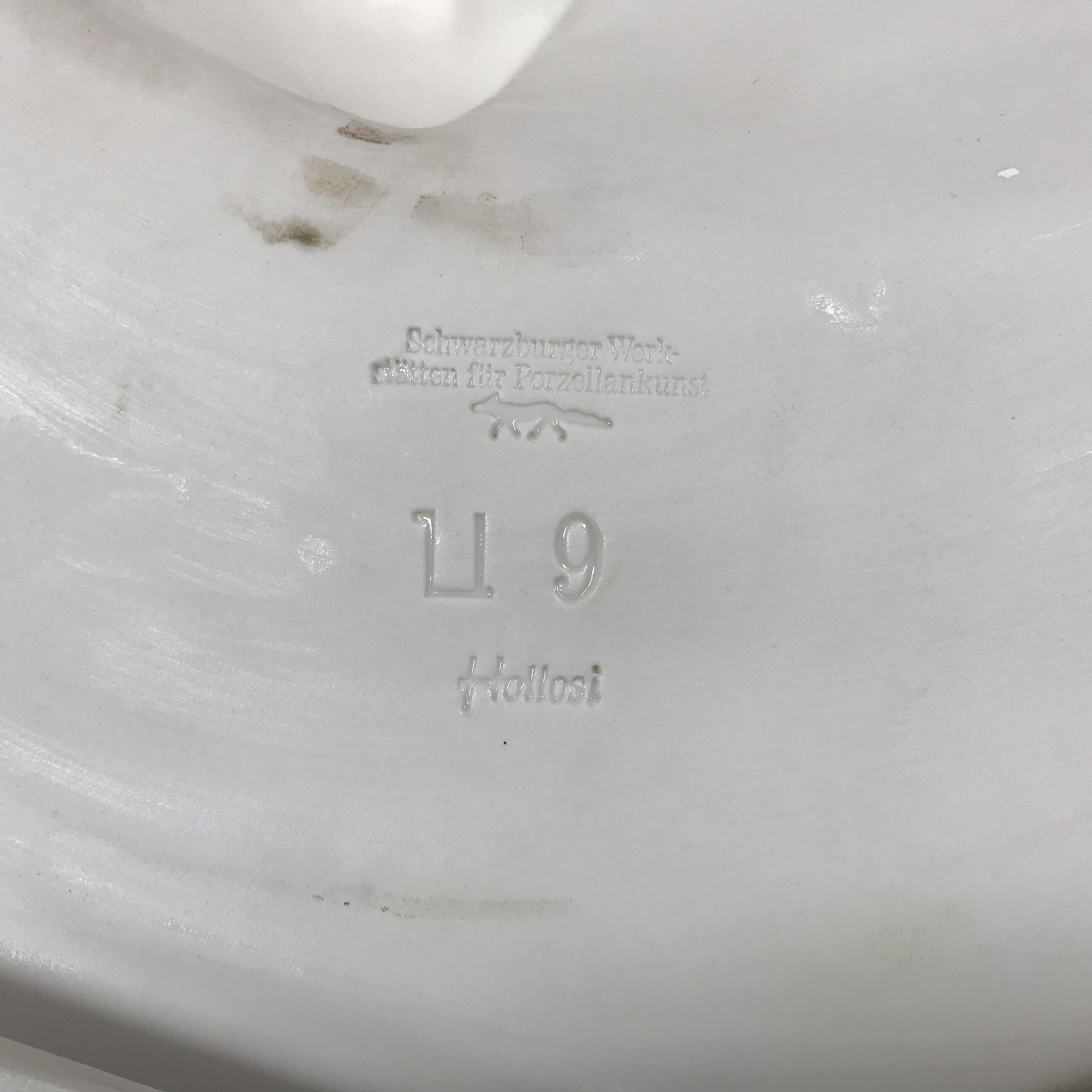 1900 年代初頭のシュヴァルツブルガー磁器のエルンスト バルラッハ